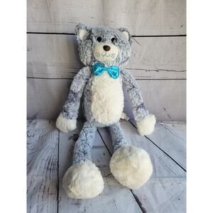 Cat Plush Gray Stuffed Animal Long Arms Legs 20 Inches